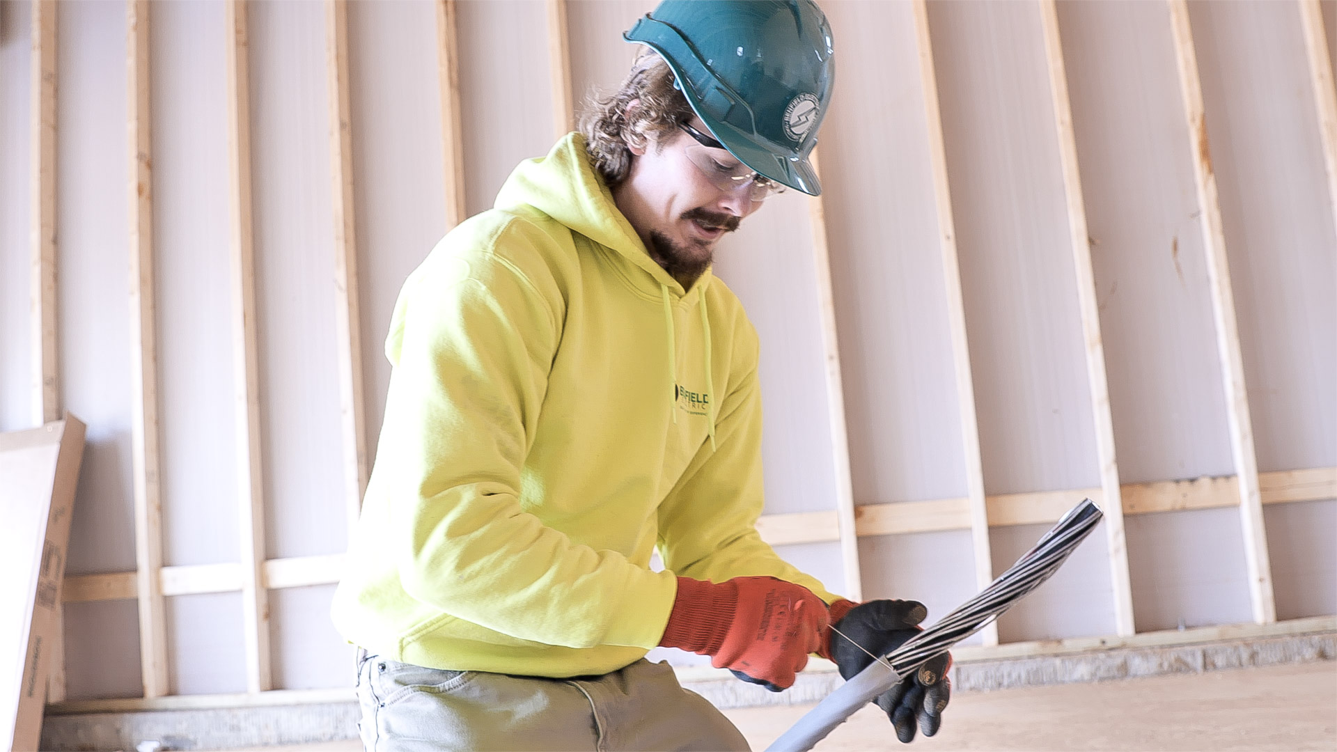 on the job electrical work